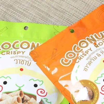 Ясный мешок положения окна упаковывая сумку мешка Doypack небольшую с молнией