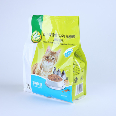 стойка сумки корма для домашних животных 12oz упаковывая вверх по пластиковым обслуживаниям кота собаки мешка замка застежка-молнии 16oz