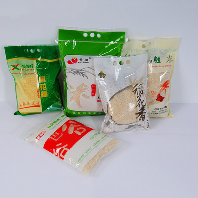 Нейлон вакуума пластиковый 5 Kg упаковки риса кладет мешки в мешки стойки 1kg 2kg Biodegradable вверх