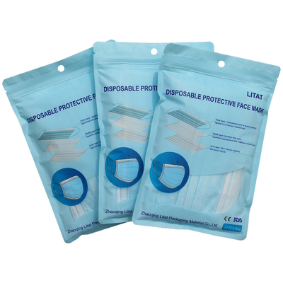 Молния BRC Resealable кладет Resealable поли сумки в мешки для упаковки маски